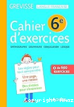 Cahier d'exercices 6è