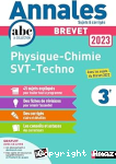 Annales ABC du Brevet Physique-Chimie SVT Technologie 3e